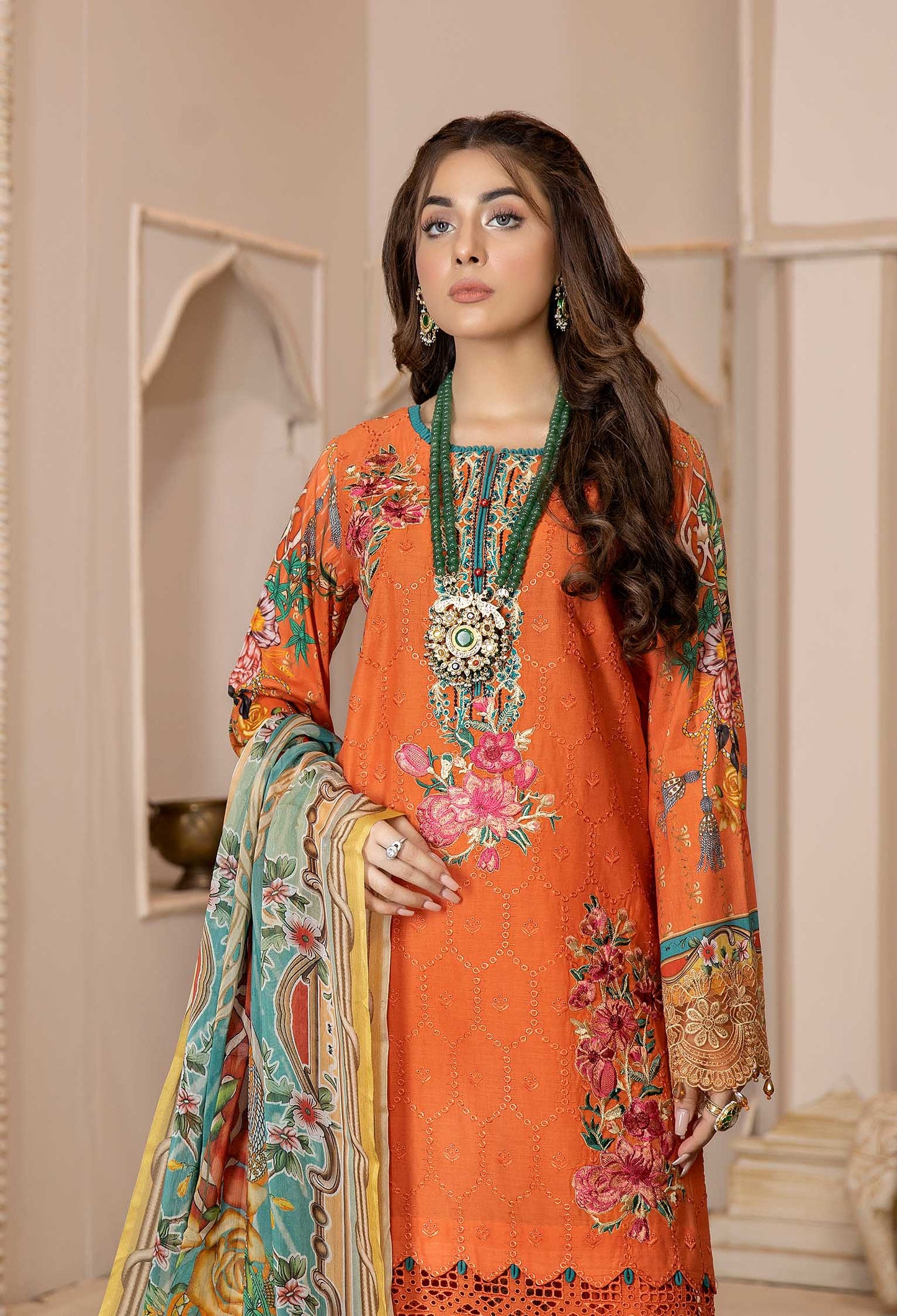 Passion Color - Chikankari Embroidered Lawn 3PC