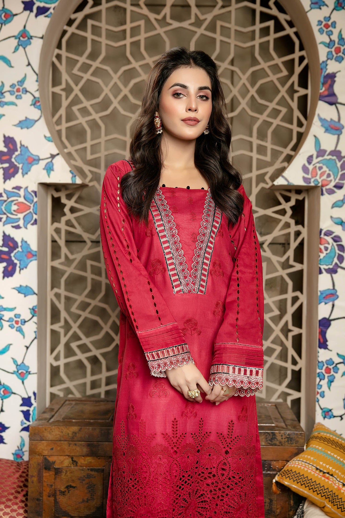 Saoirse - Schiffli Embroidered Lawn Stitch Kurti