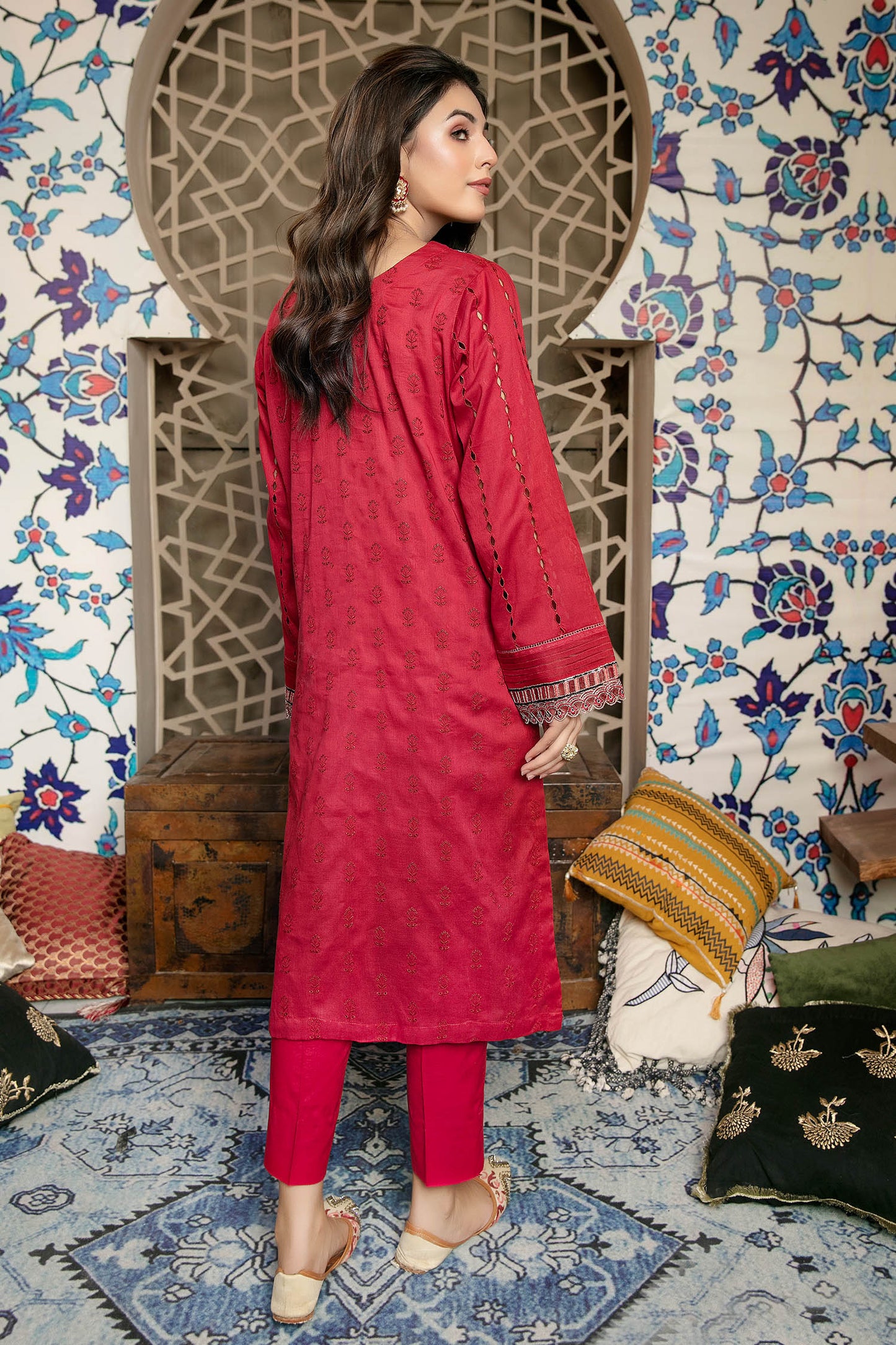 Saoirse - Schiffli Embroidered Lawn Stitch Kurti