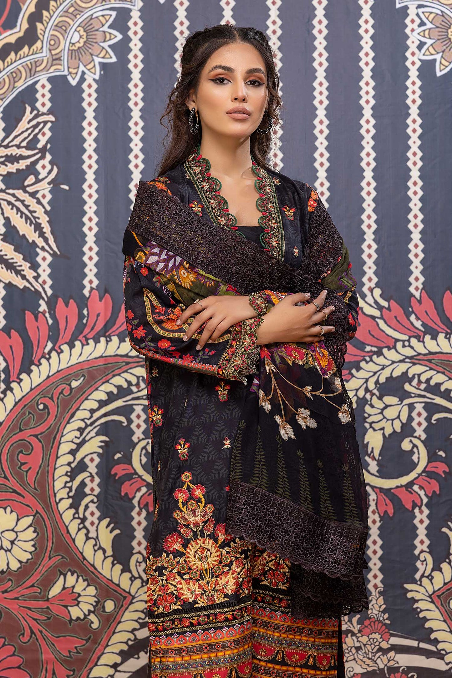 Reentry - Printed & Embroidered Lawn Pret 3PC