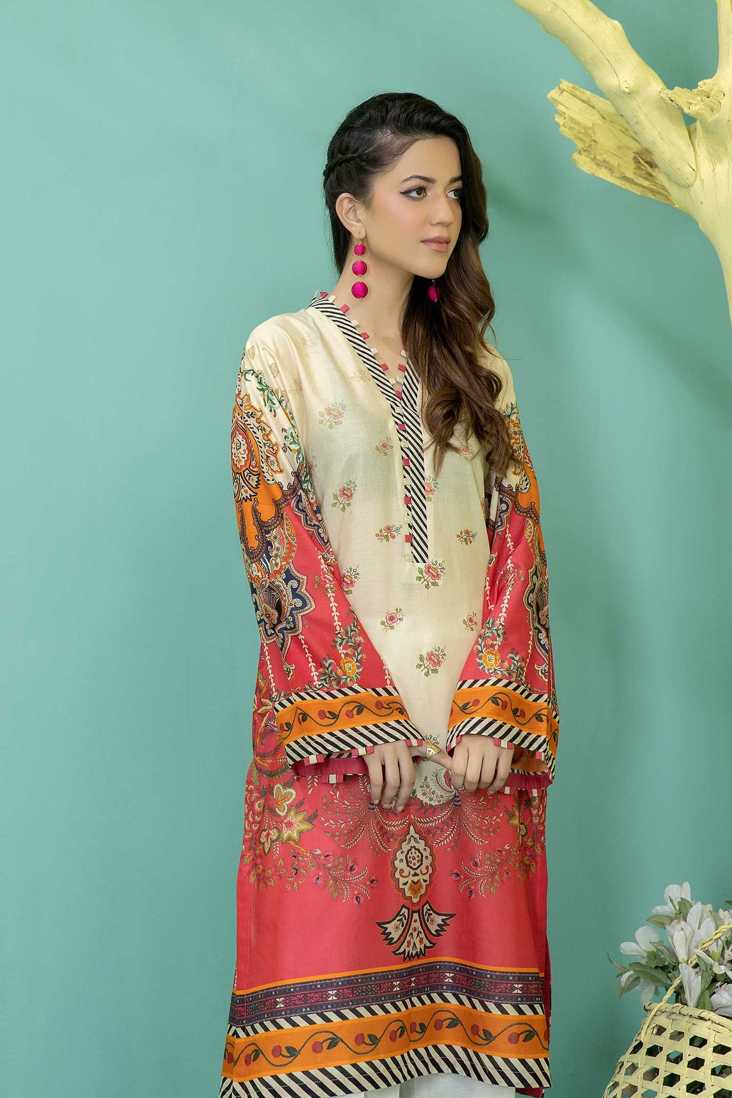 Yavy - Stitched Lawn Shirt