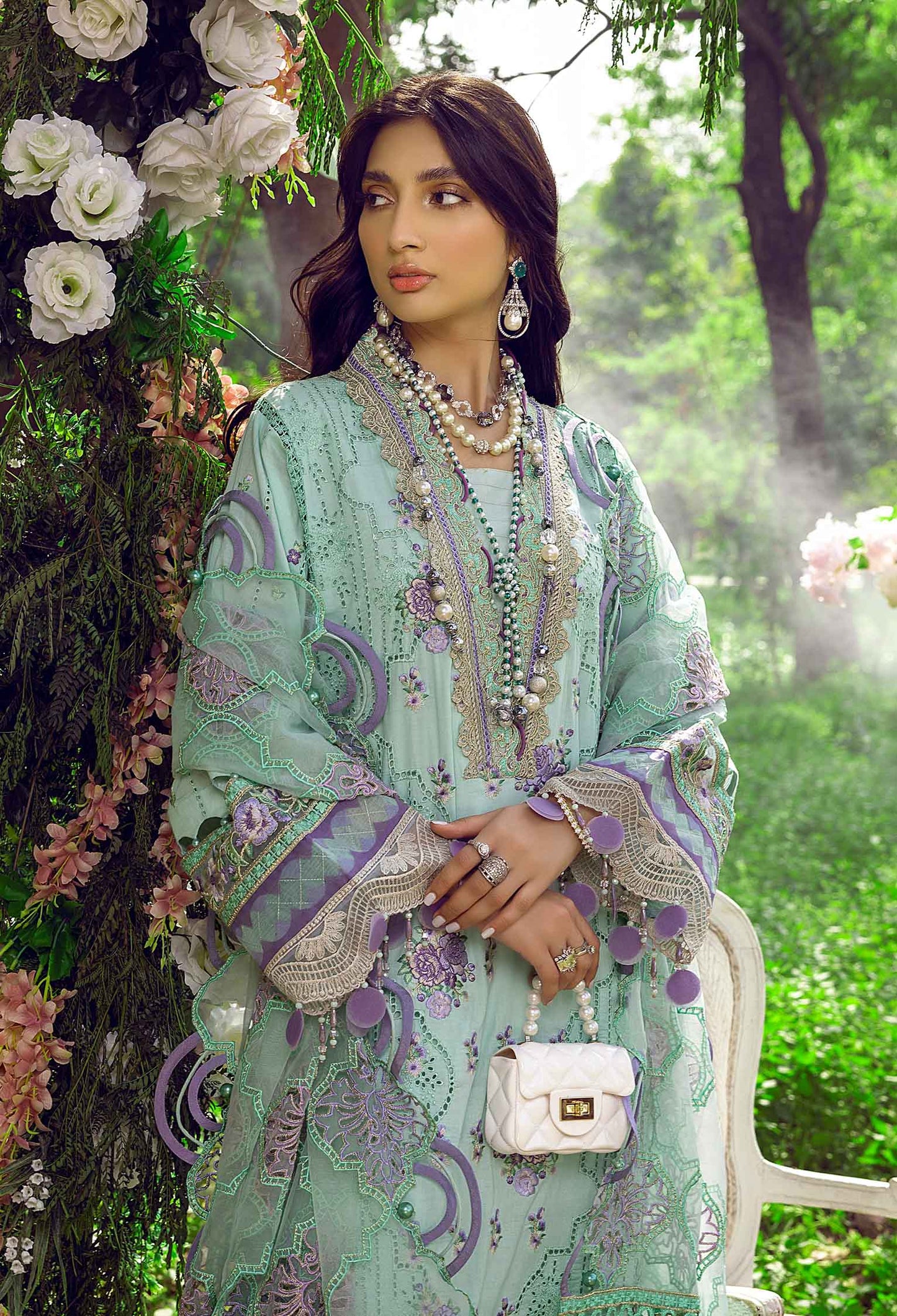 Beatific - Schiffli Embroidered Lawn