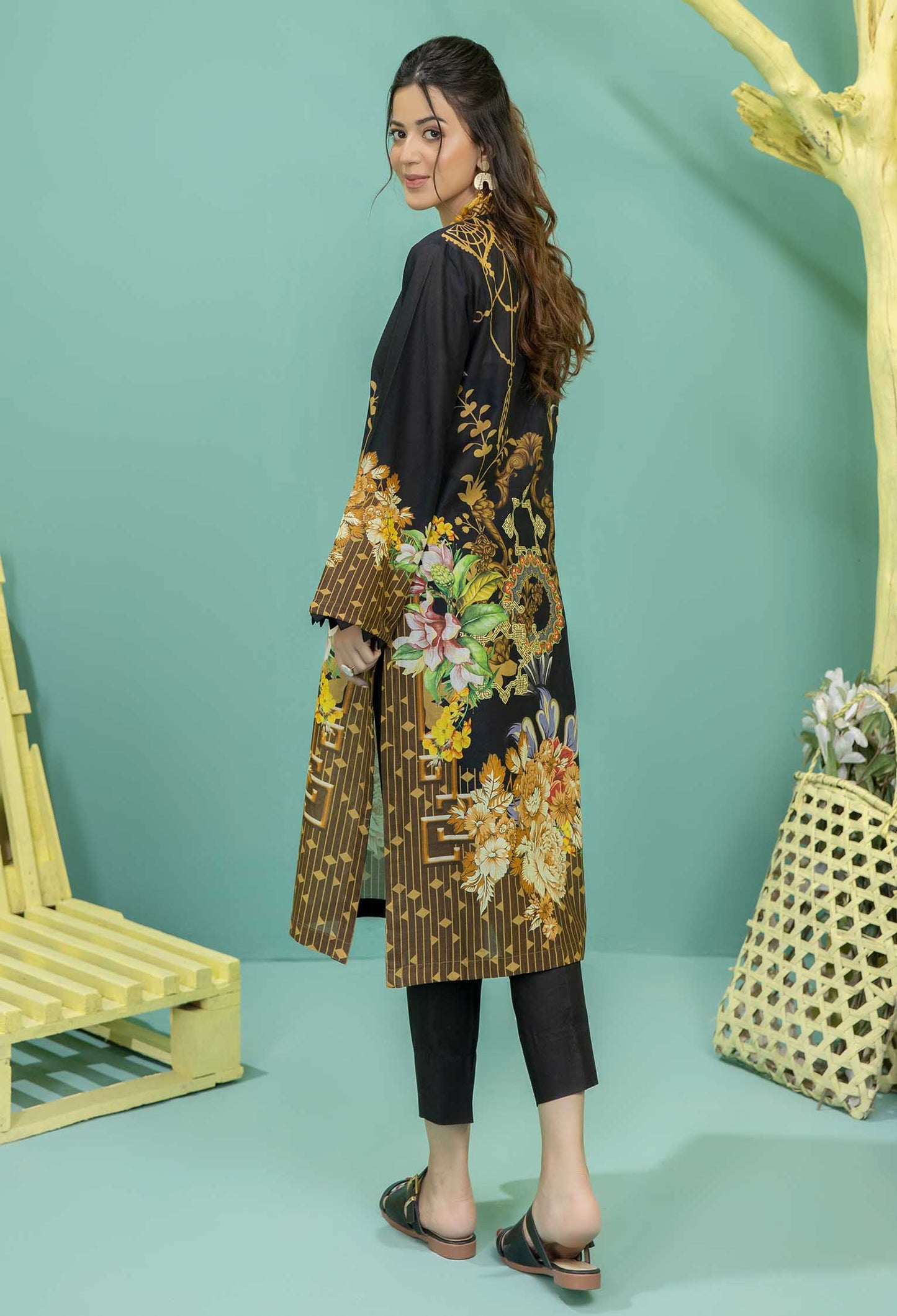 Baltic Sea - Stitched Lawn Shirt