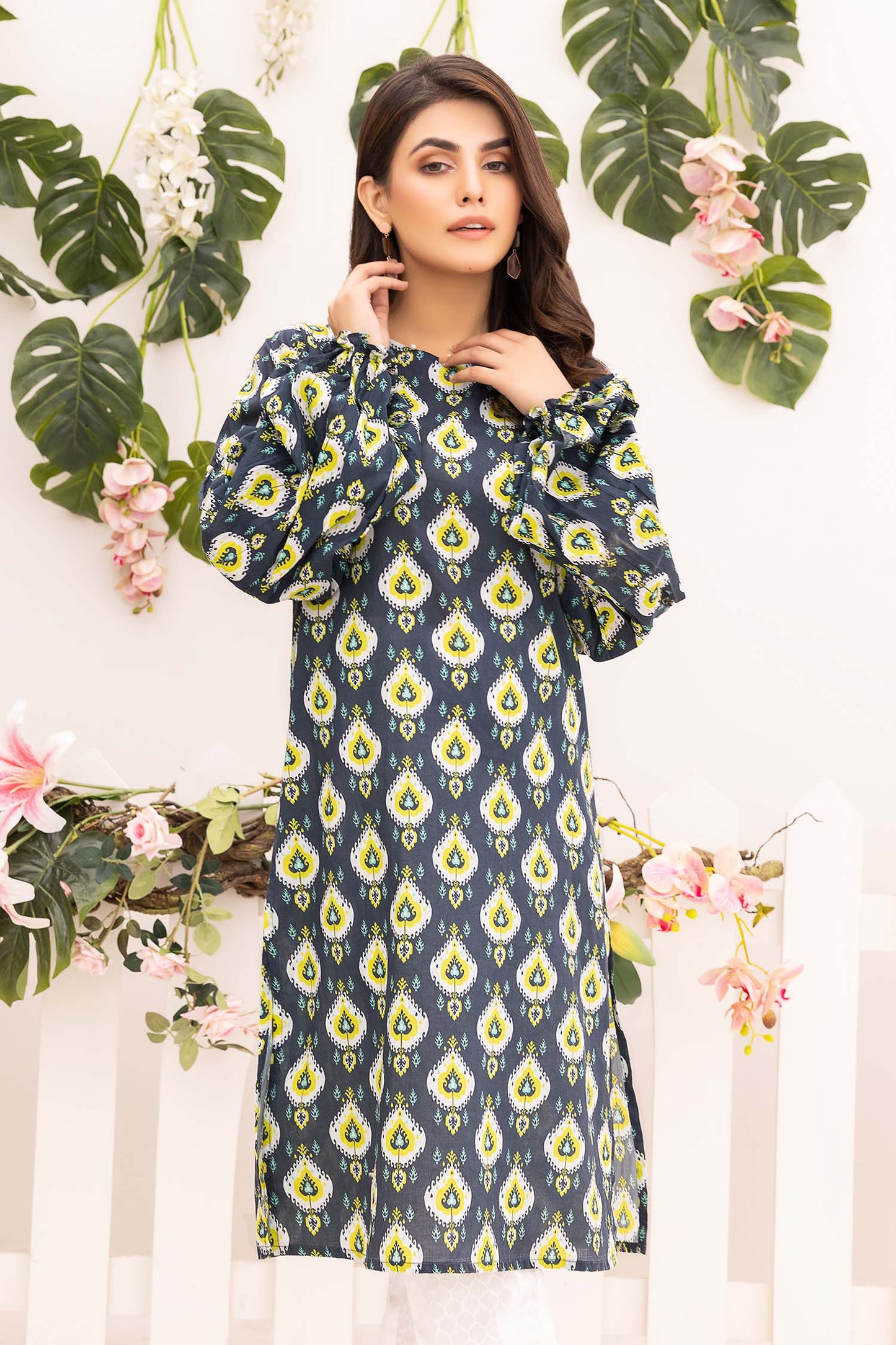 Pattern - Digital Printed Stitched Lawn Kurti