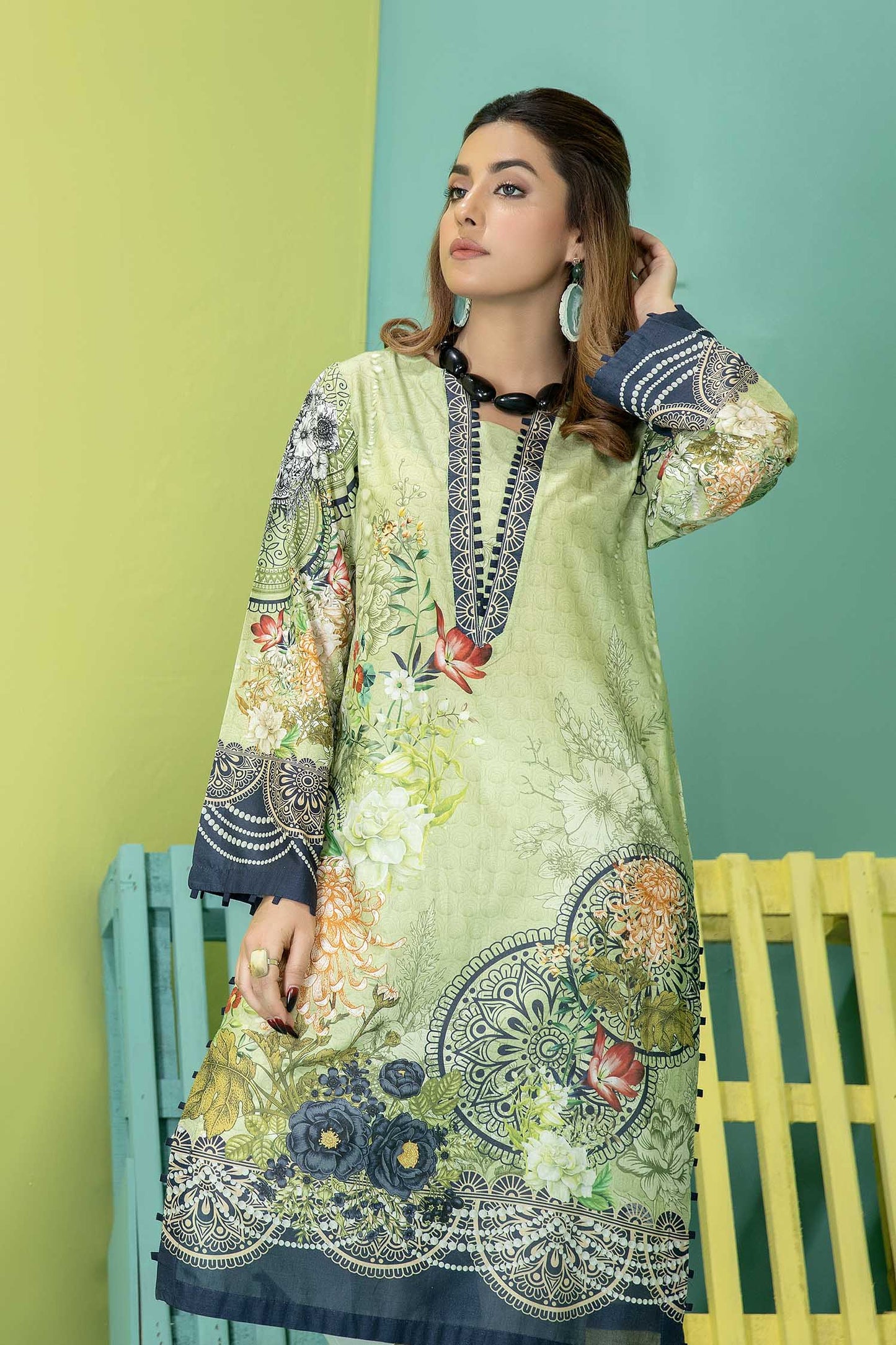 Fizly - Stitched Lawn Shirt