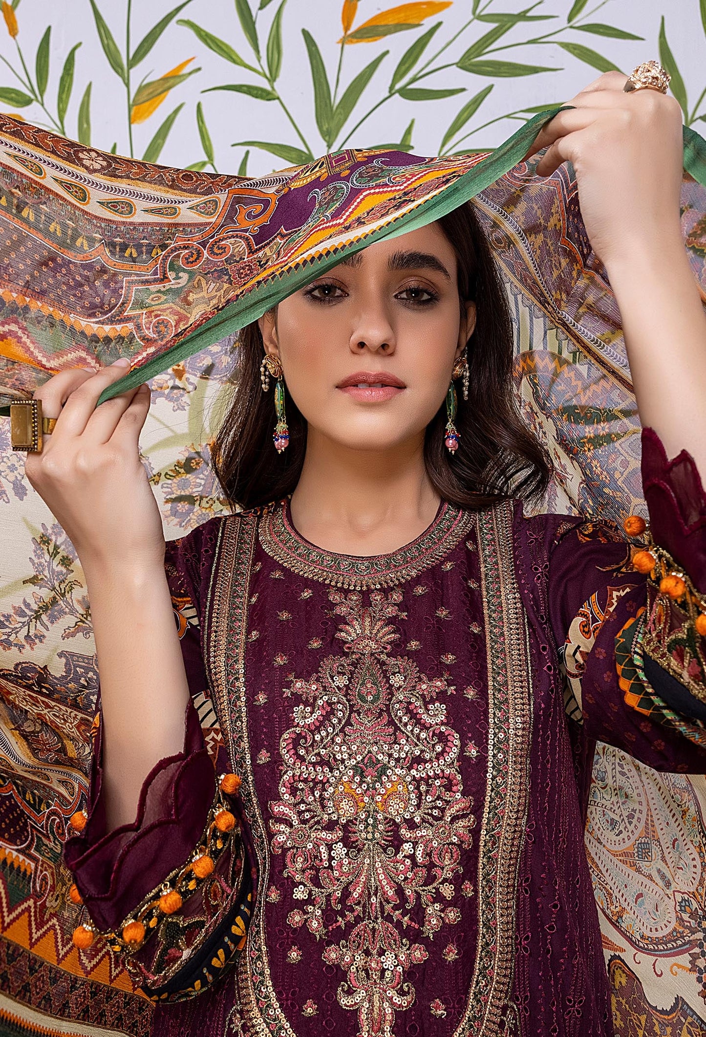 Violet Breeze - Embroidered Chikankari Lawn 3PC
