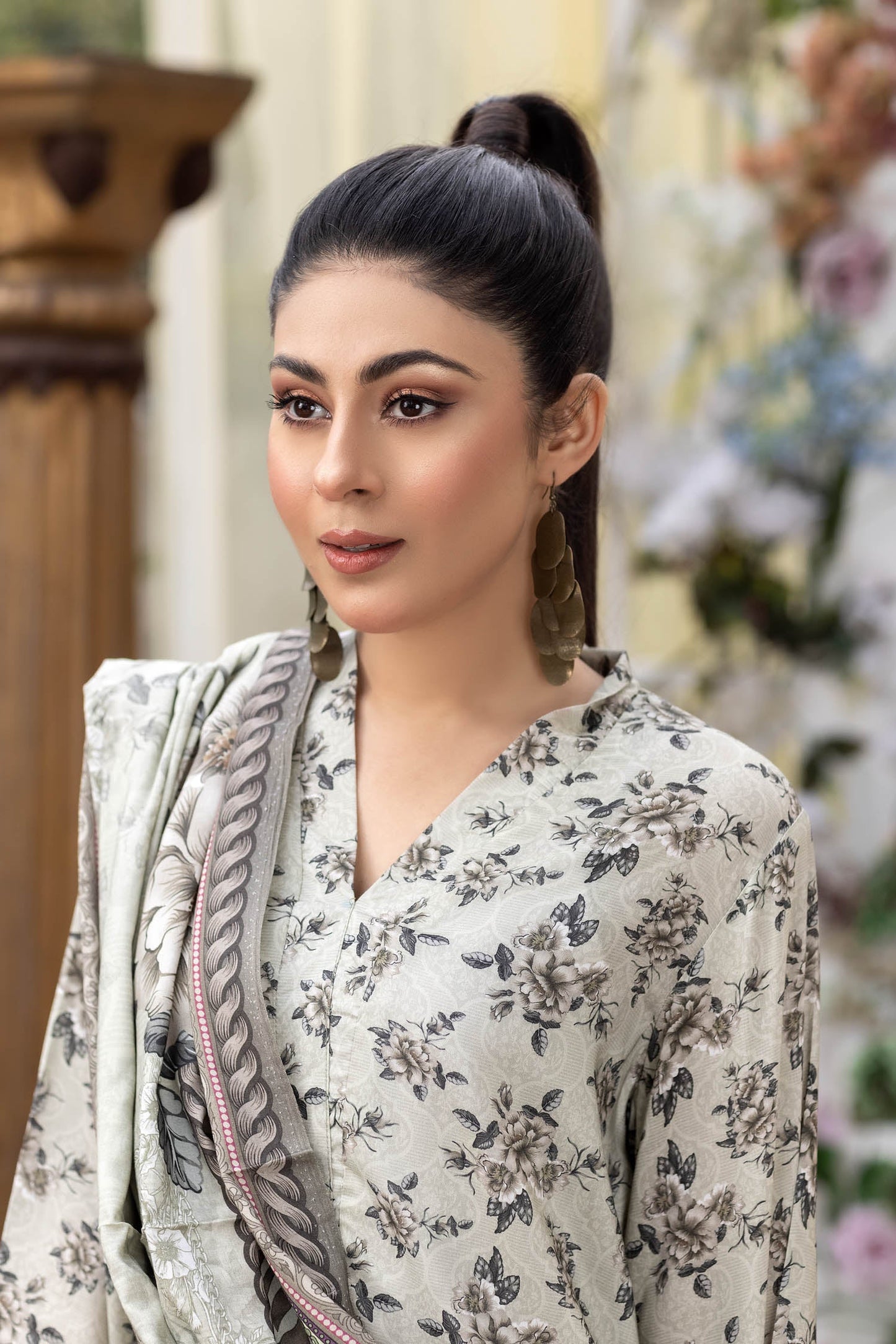 Light Glitter - Digital Printed Linen