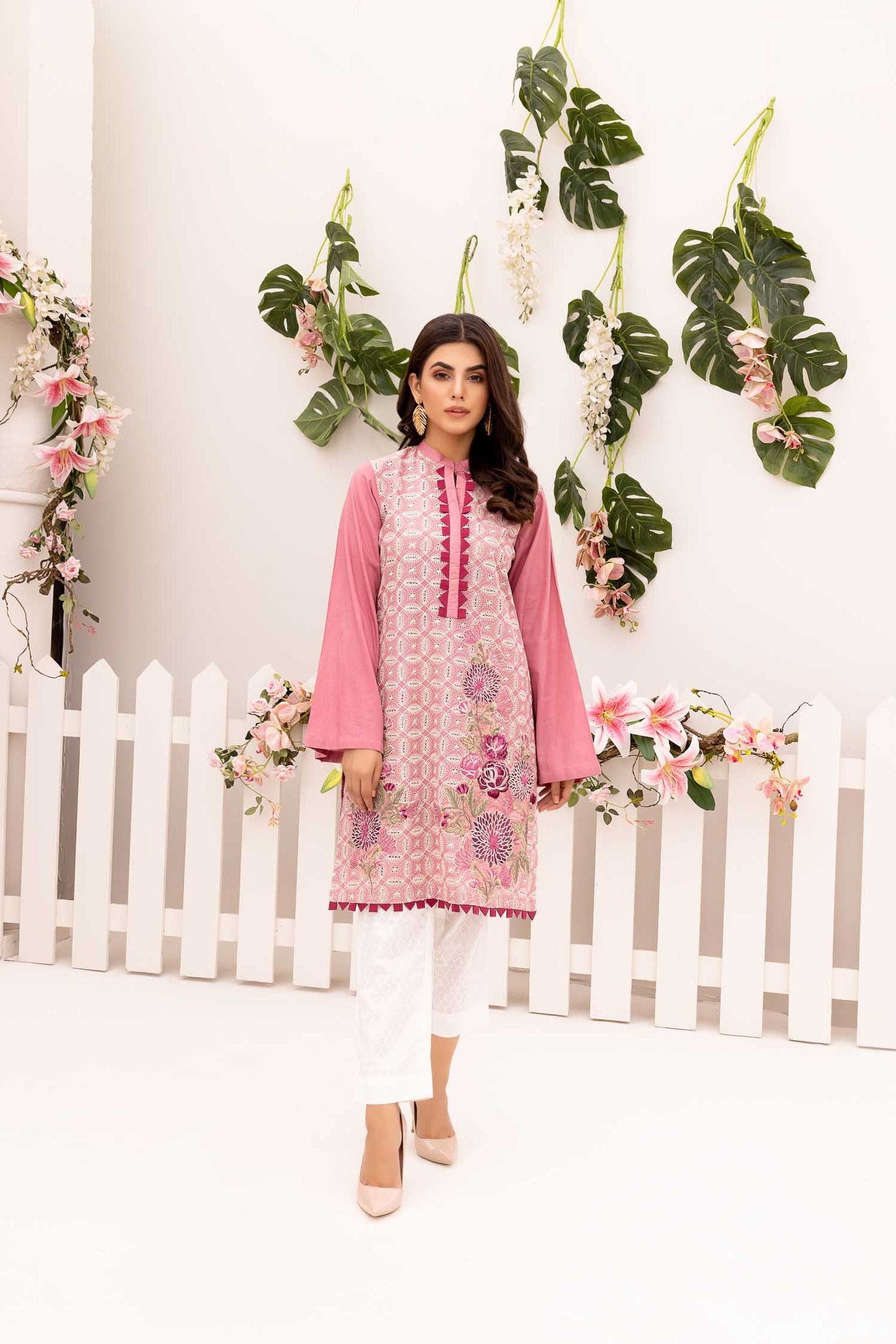 Balletic - Embroidered Schiflli Lawn Stitched
