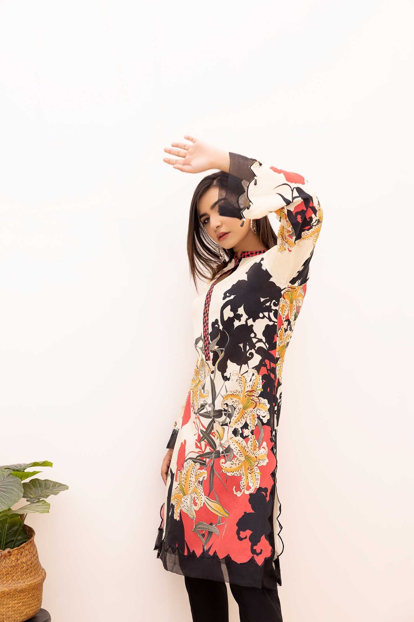 Crawl - Digital Printed Stitched Lawn Kurti