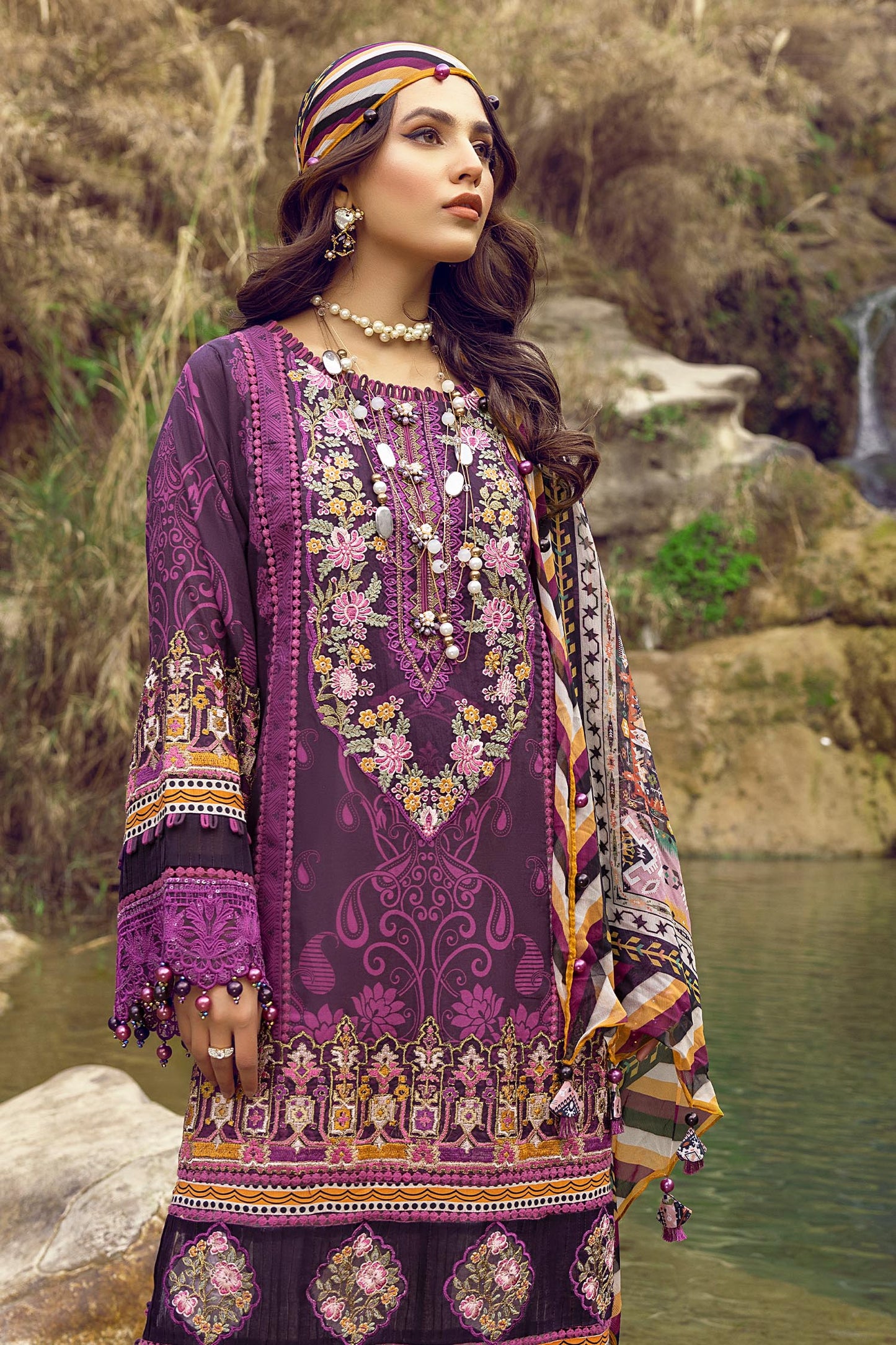 Old Mauve - Exclusive Unstitch Lawn