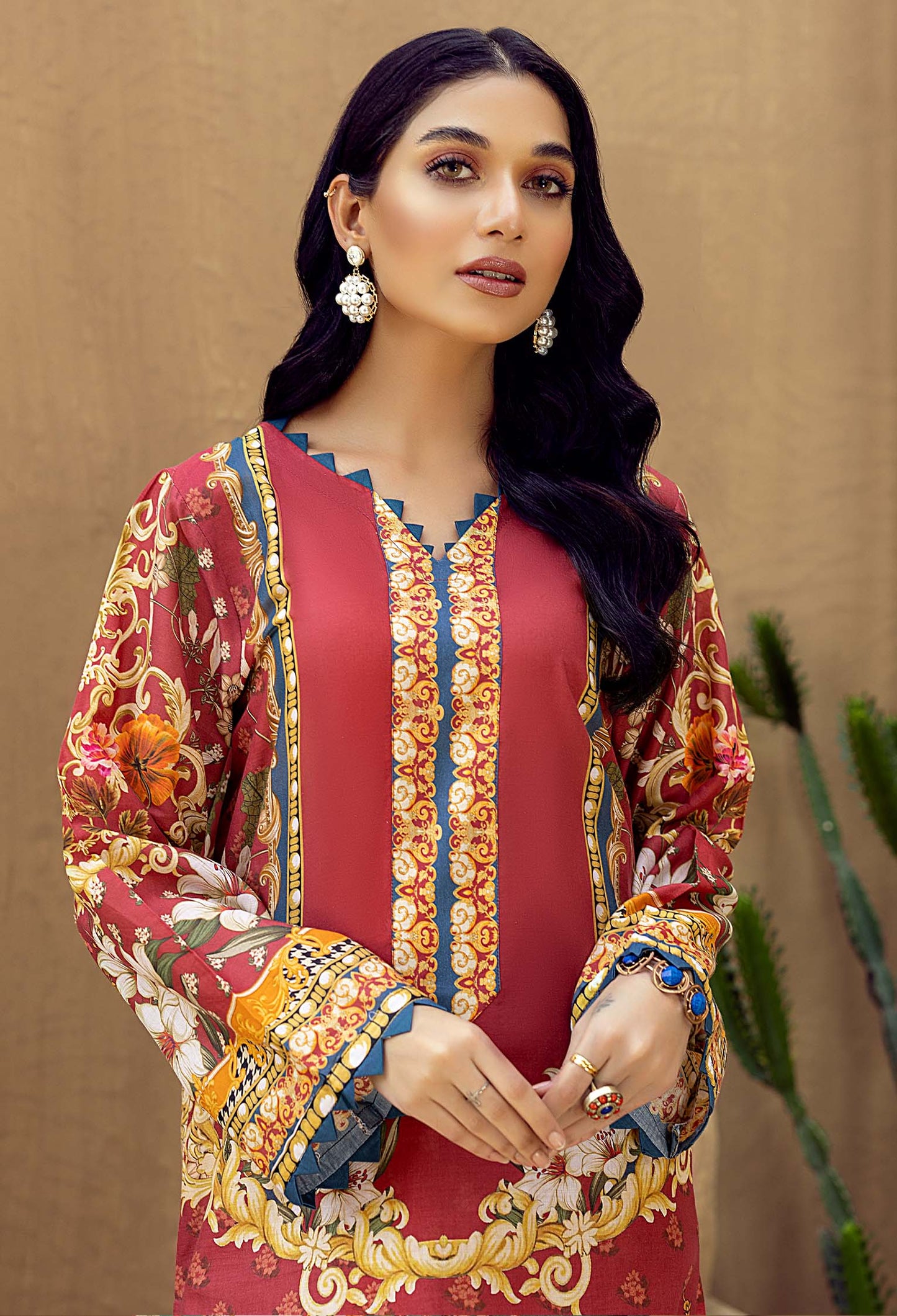 Crimson - Lawn 2PC Pret