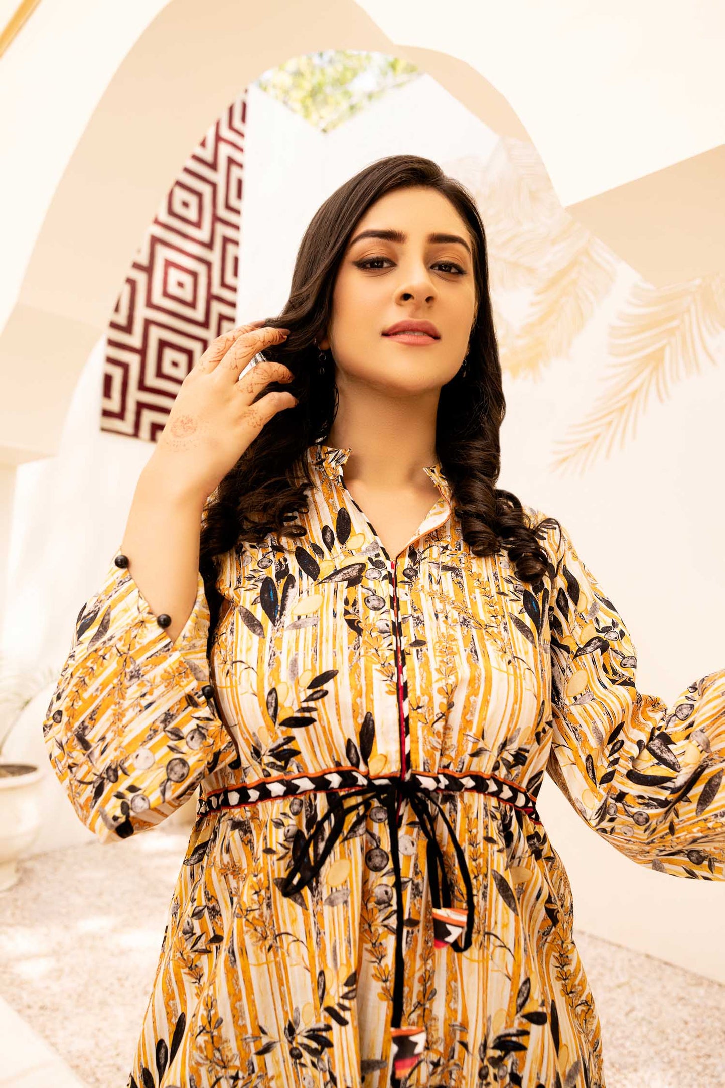 Kelin - Digital Printed Stitched Lawn Kurti