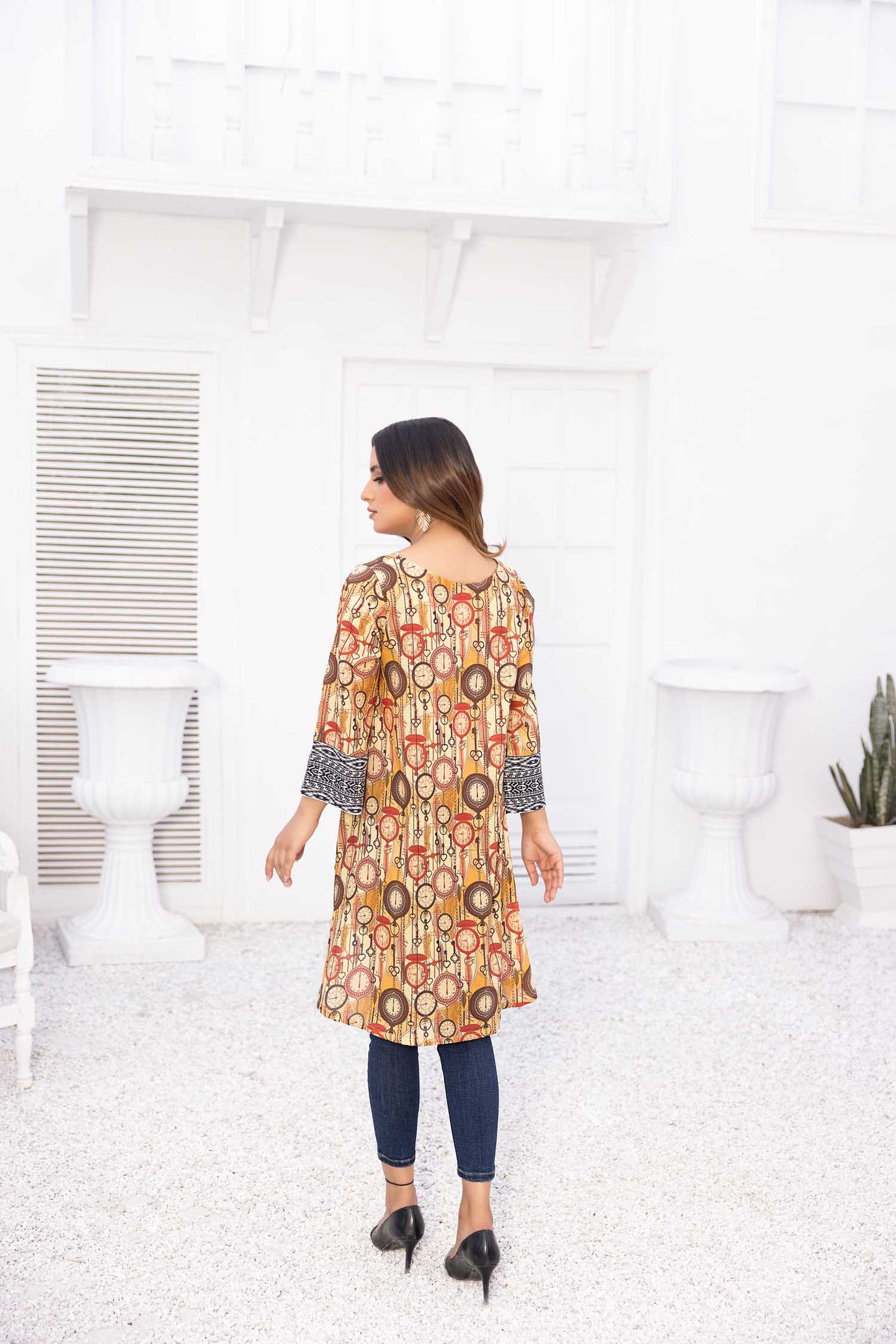 Belin - Digital Printed Stitched Lawn Kurti