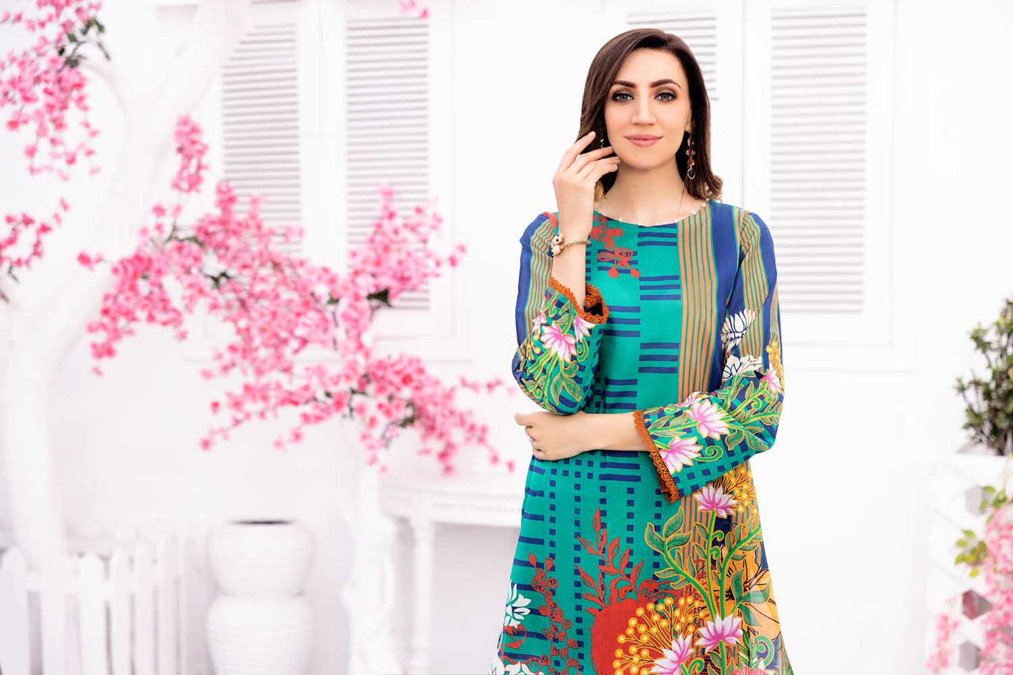 Birn - Digital Printed Stitched Lawn Kurti