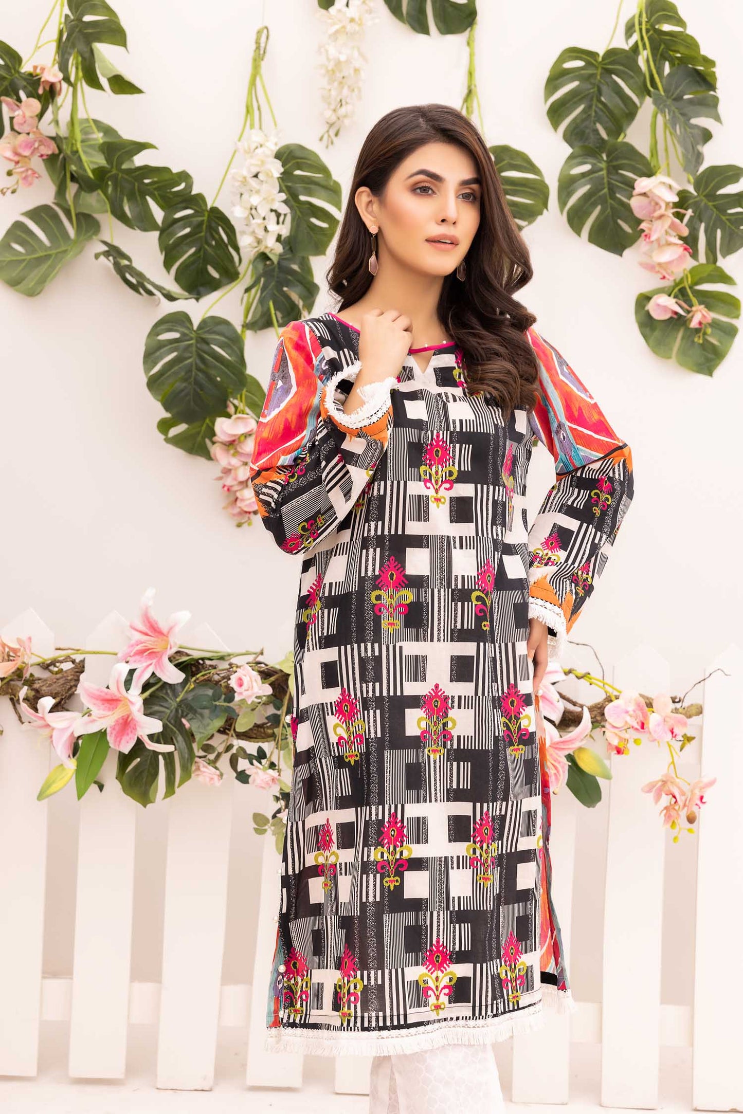 Valsh - Digital Printed Stitched Lawn Kurti