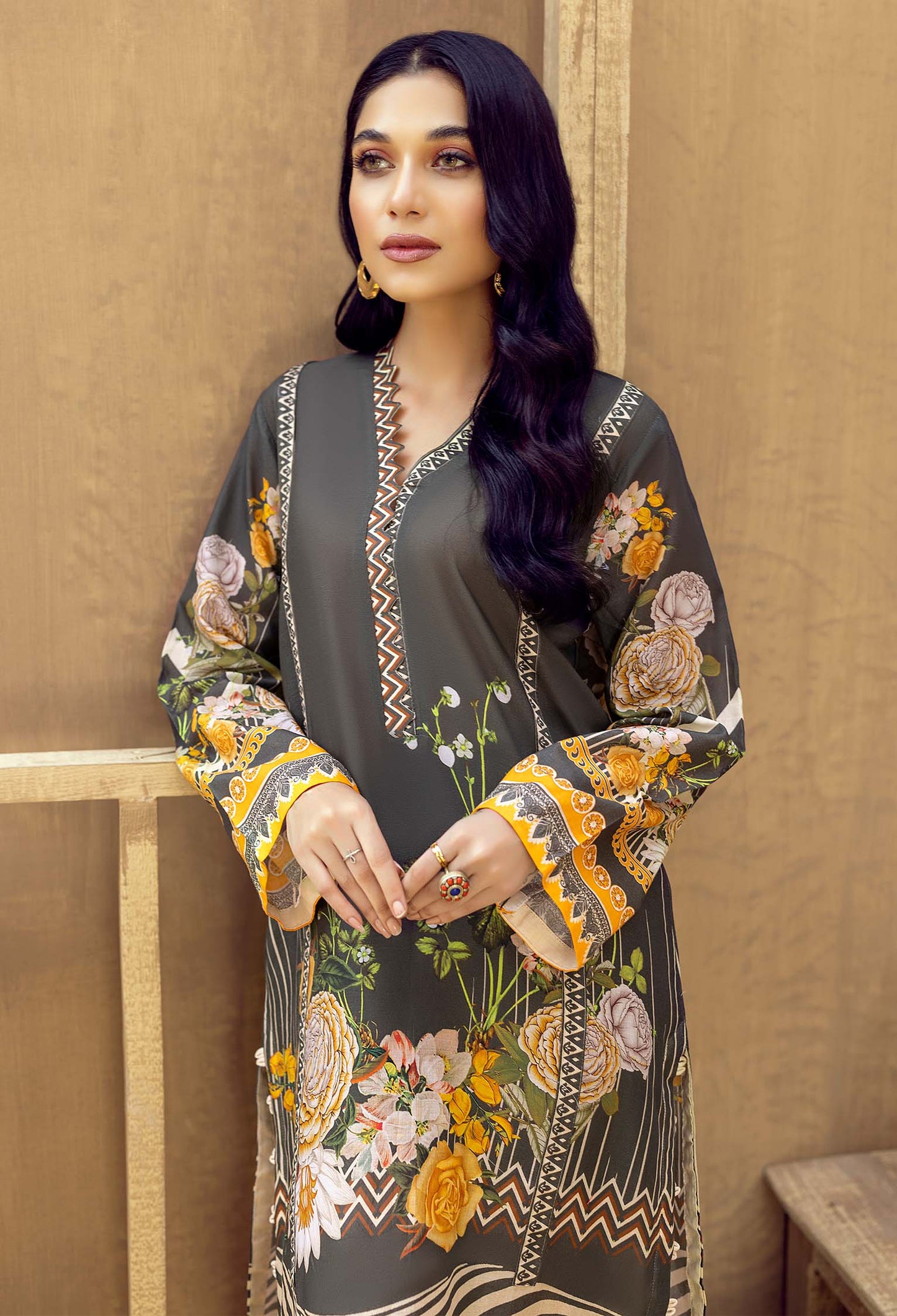 Flowerport - Lawn 2PC Pret