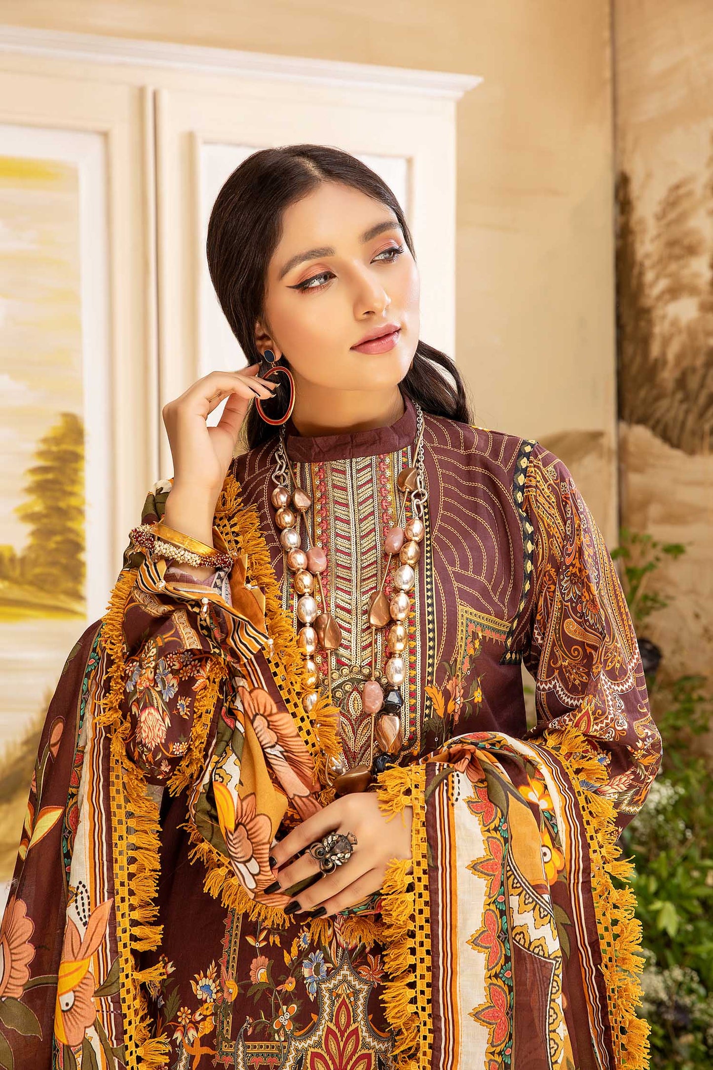 Quince - Digital Printed And Embroidered Lawn 3PC
