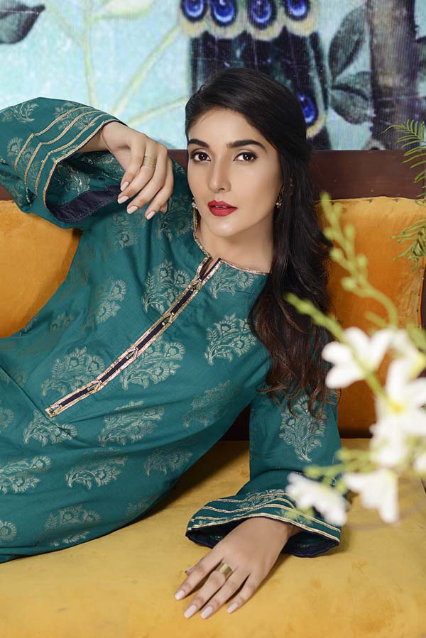 Elf Green - Jacquard Stitched Shirt