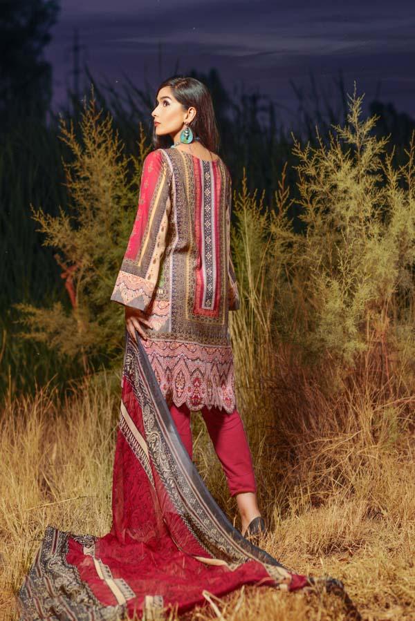 CHERRY PUNCH - DIGITAL EMBROIDERED LAWN