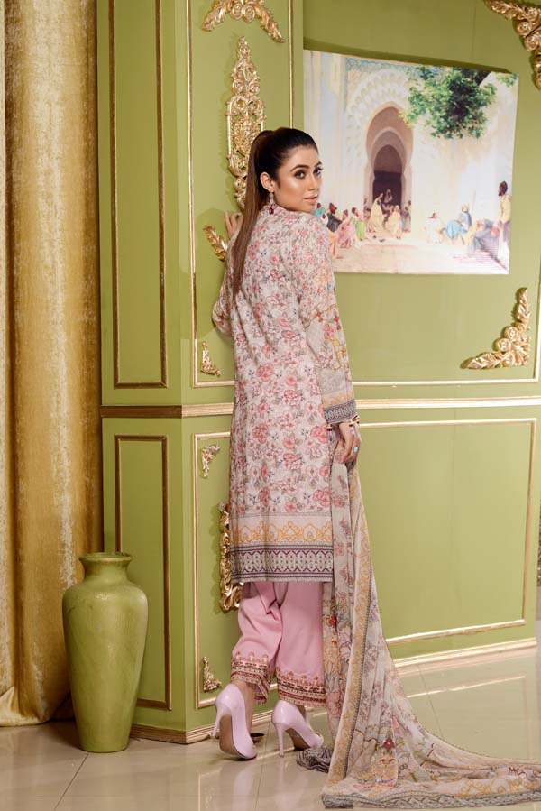 ASTILBE – DIGITAL EMBROIDERED LAWN 3 PIECE (UNSTITCH)