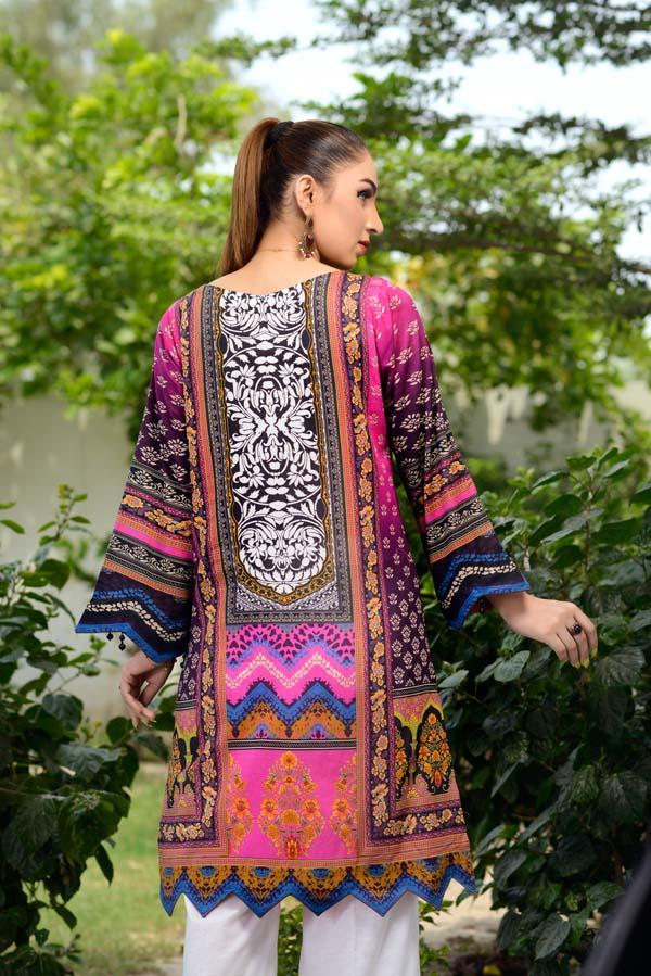 Cosmic - Digital Printed Unstitch Lawn Kurti