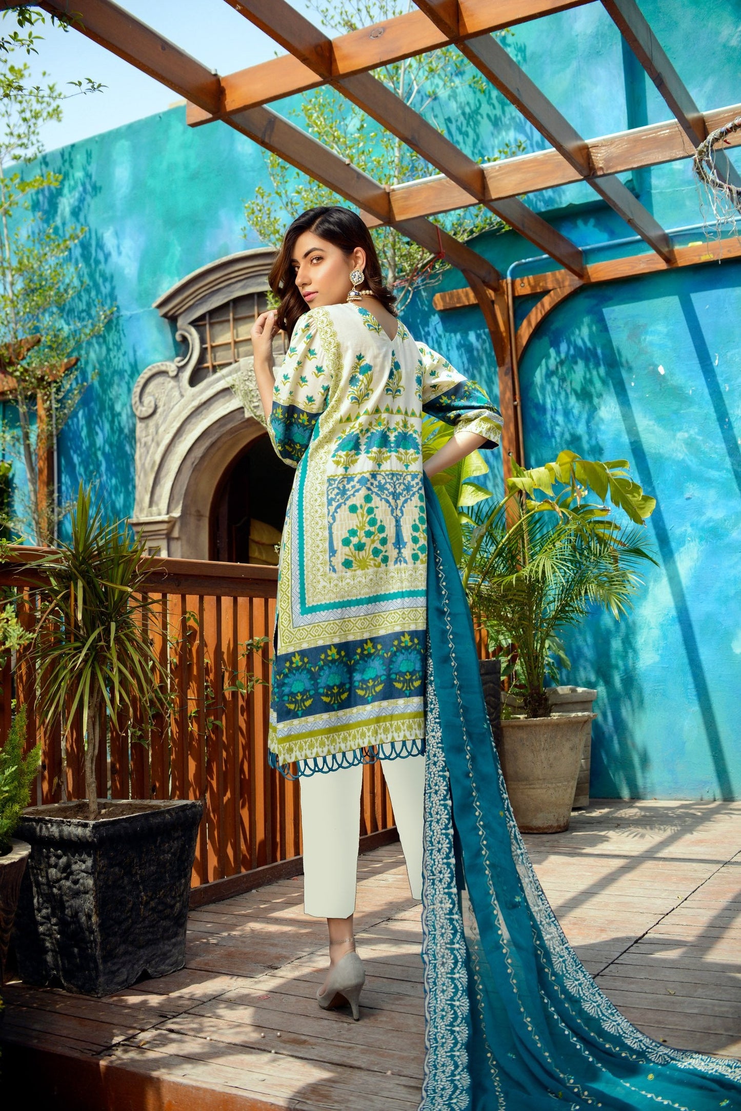 Quarry- Printed and Embroidered Lawn 3PC