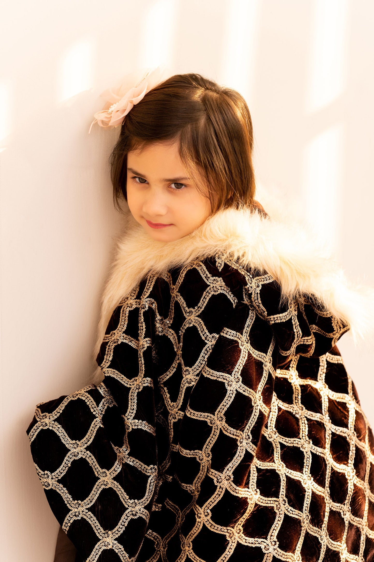 Cape Shawl & Net Maxi