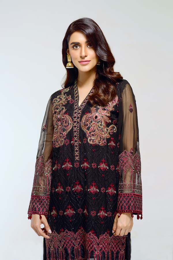 EIGENGRAU – EMBROIDERED CHIFFON 2 PIECE (UNSTITCH)