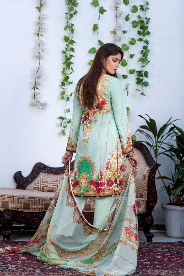 Terran - Digital Printed & Embroidered Karandi 3PC
