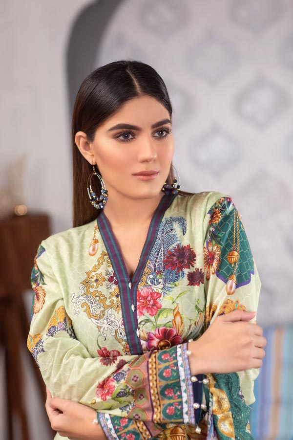 Azalea - Digital Printed Lawn (Unstitch)