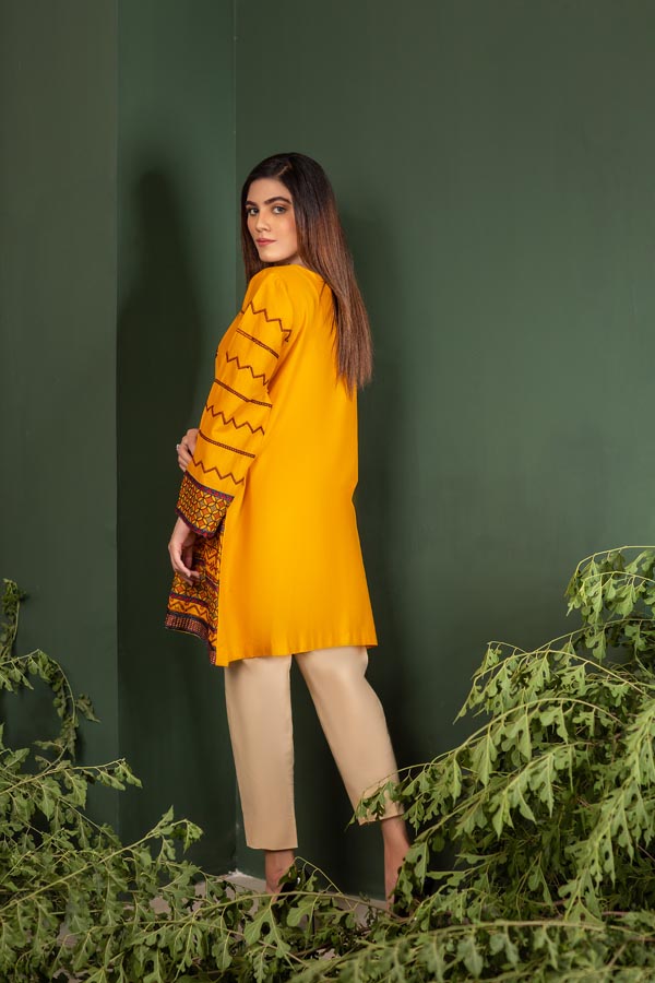 Begonia - Embroidered Lawn Stitch Shirt