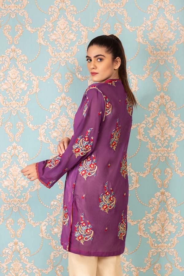 Catmint - Stitched Embroidered Swiss Shirt