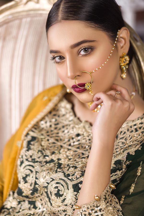 Spring Lime - Luxury Embroidered Chiffon