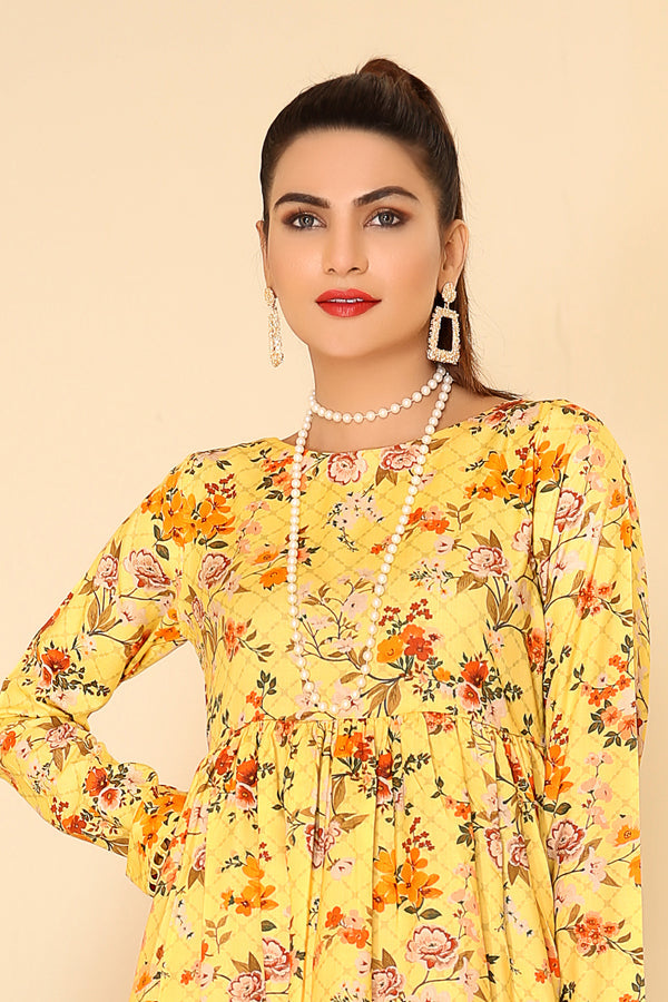 D 27 - Digital Printed Linen 3PC