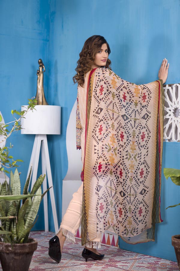 Buffy - Digital Embroidered Swiss Voil