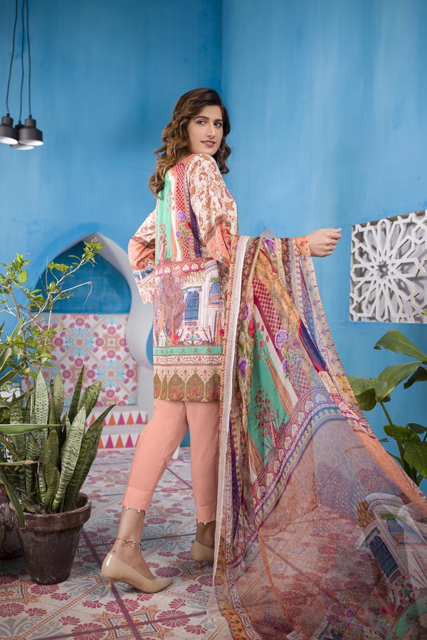 Cloe - Digital Embroidered Swiss Voil