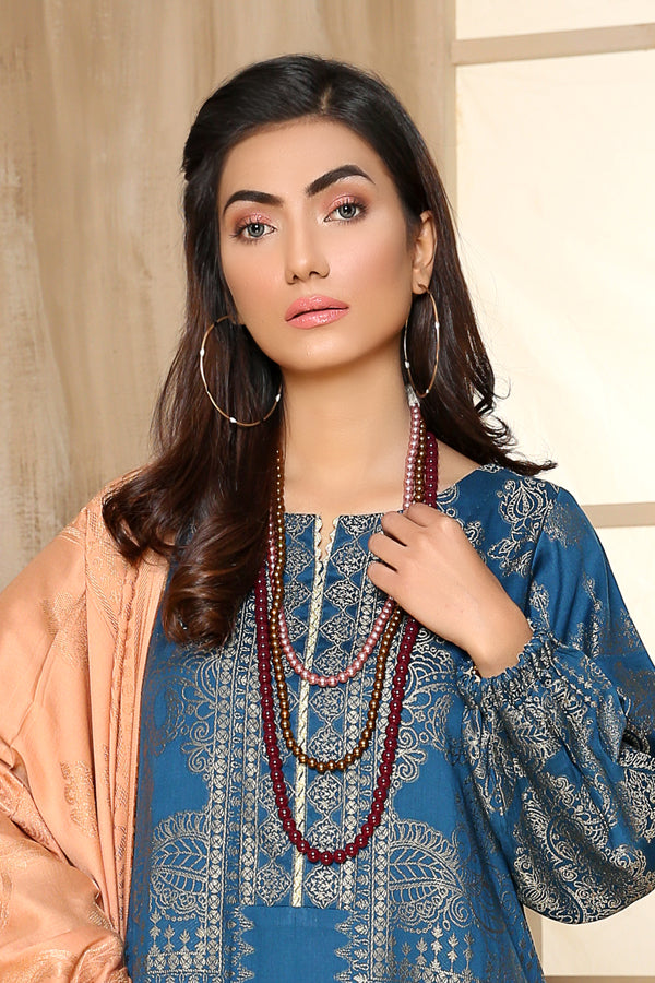 Cerulean - Winter Jacquard 2 Piece Unstitch