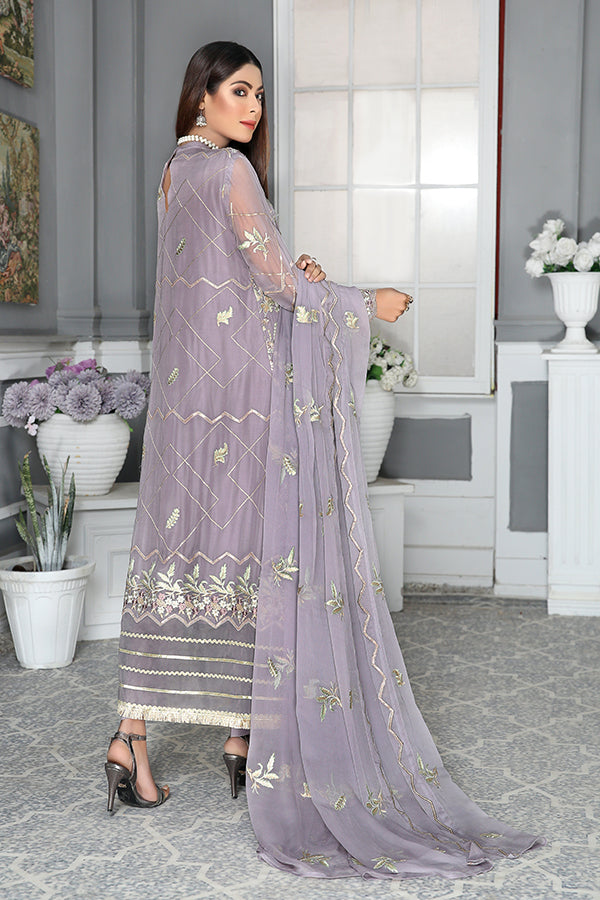 Dalmation - Luxury Desire Embroidered Chiffon 3PC