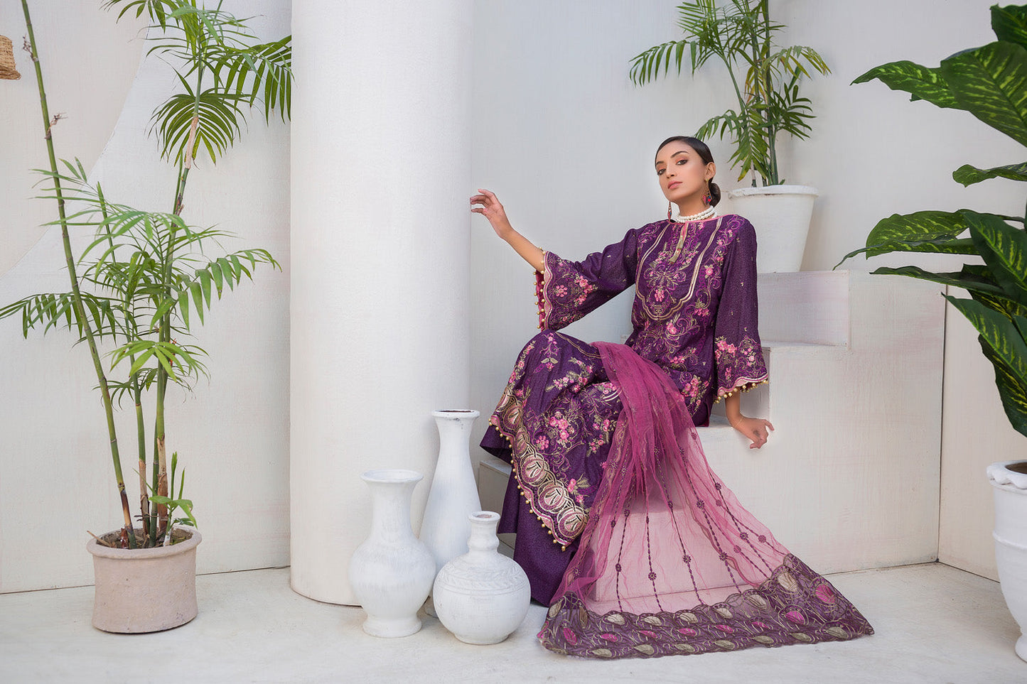 Raphen - Embroidered Lawn Karandi