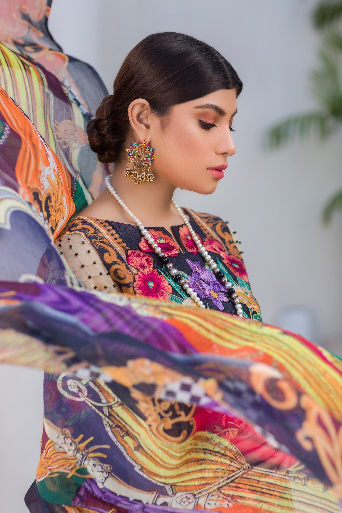 Rumex - Digital Embroidered Lawn Karandi