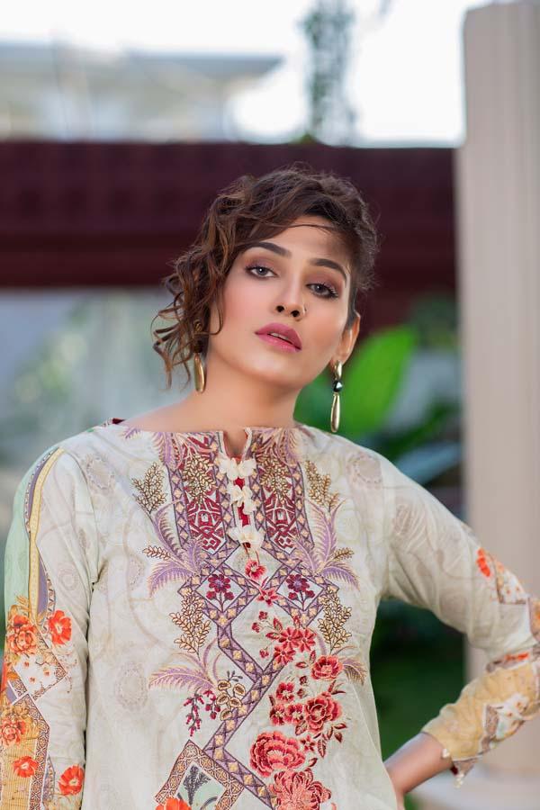 SANVITALIA – DIGITAL PRINTED LAWN 3 piece (UNSTITCH)