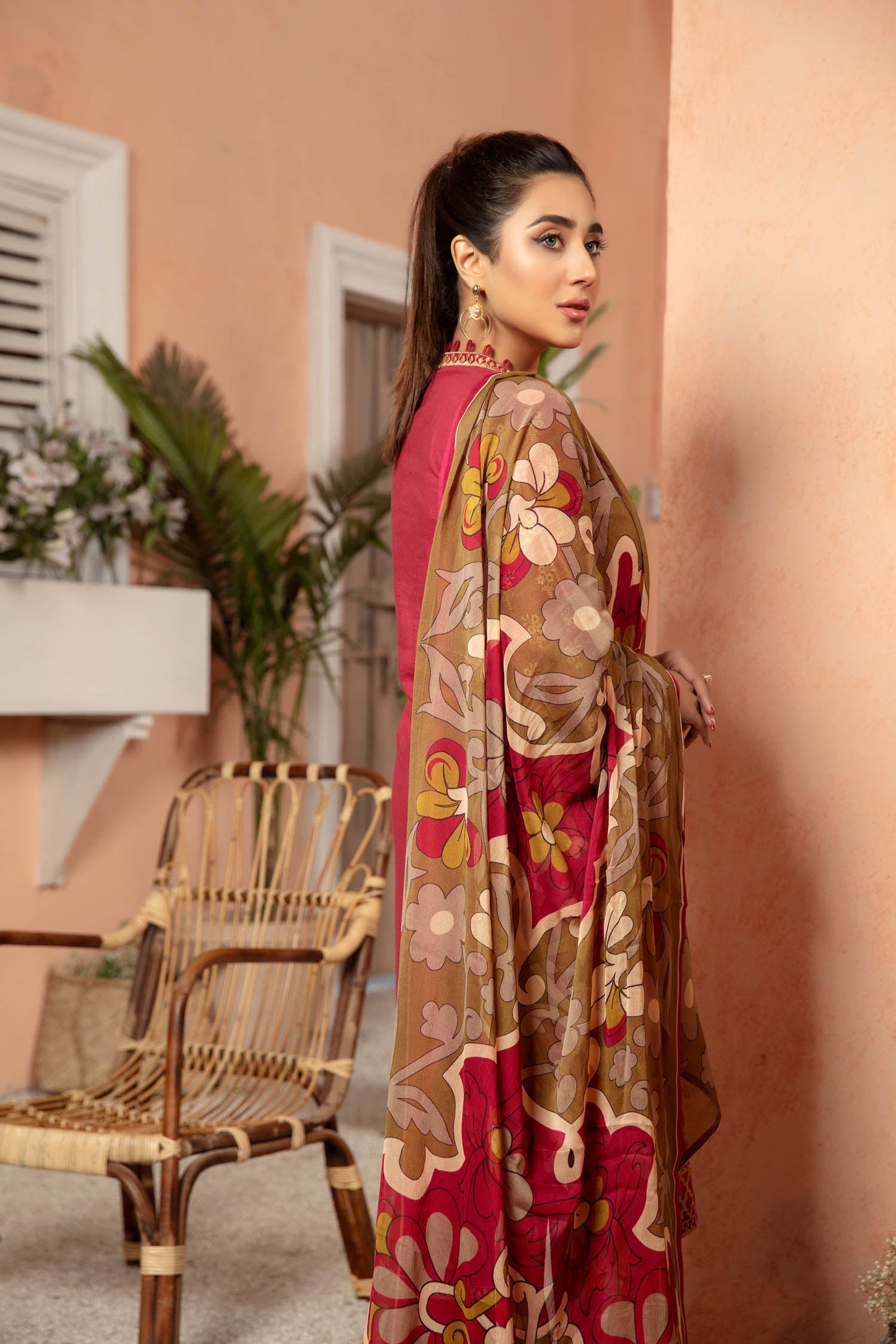 Mandy - Embroidered Lawn Stitched 3PC