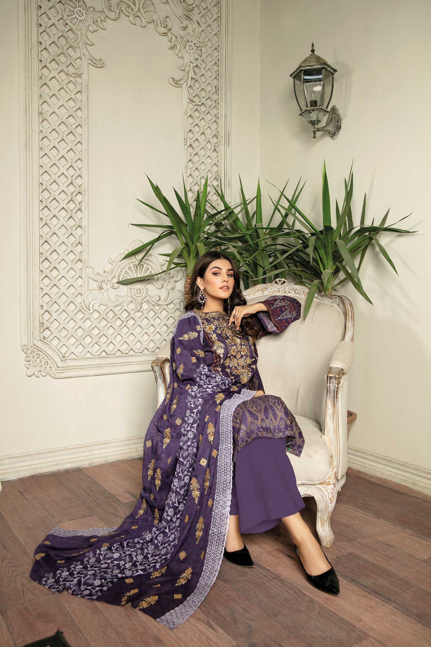 Grewia - Digital Printed & Embroidered Lawn 3PC