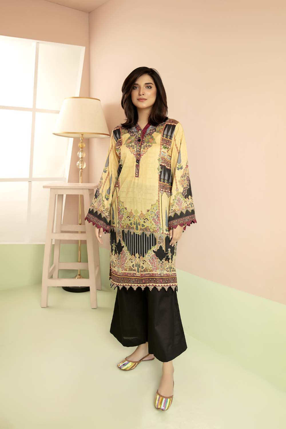 Trulim - Printed Stitch Kurti