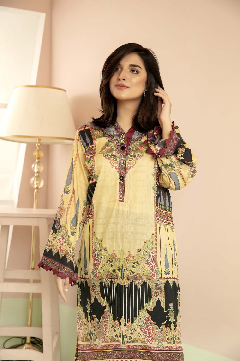 Trulim - Printed Stitch Kurti