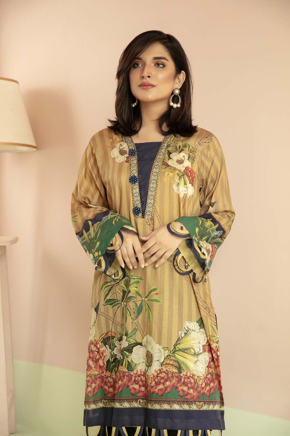 Berish - Printed Stitch Kurti