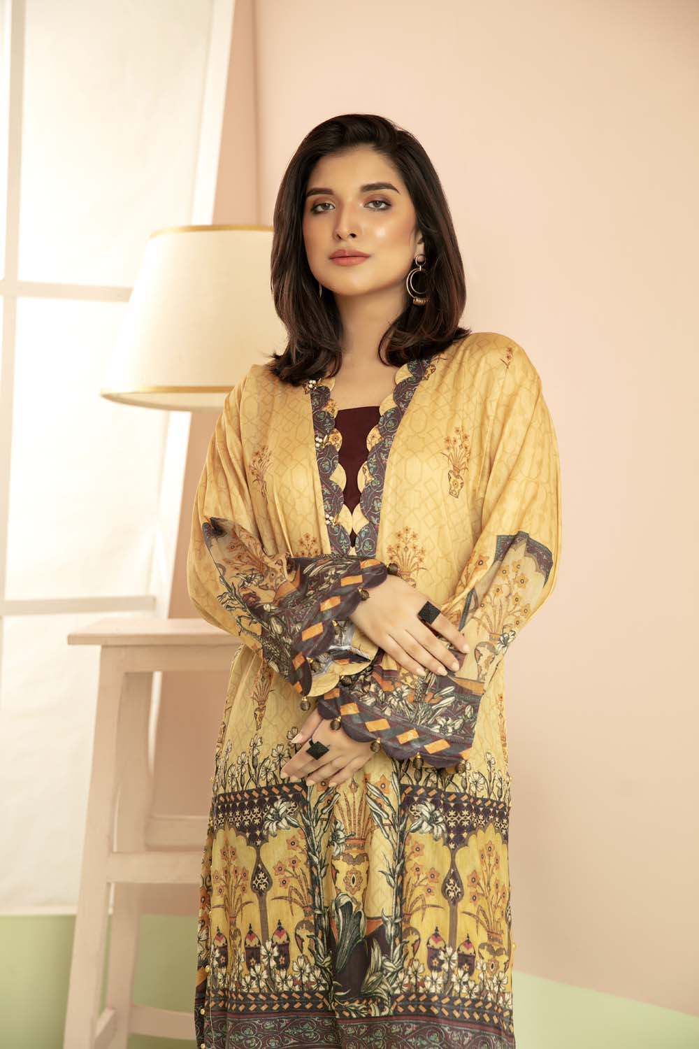 Sand Burn - Printed Stitch Kurti