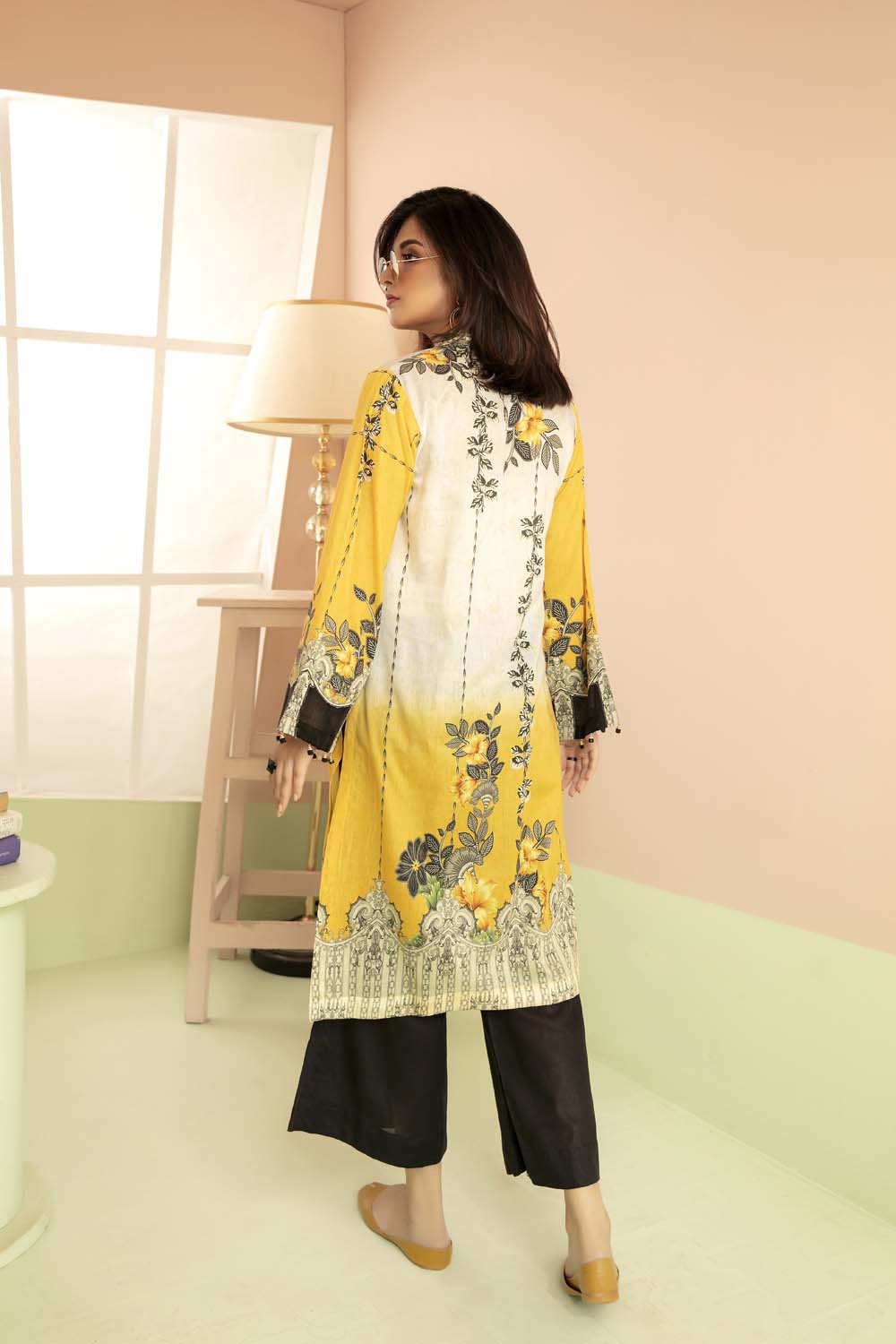 Sun Flower - Printed Stitch Kurti