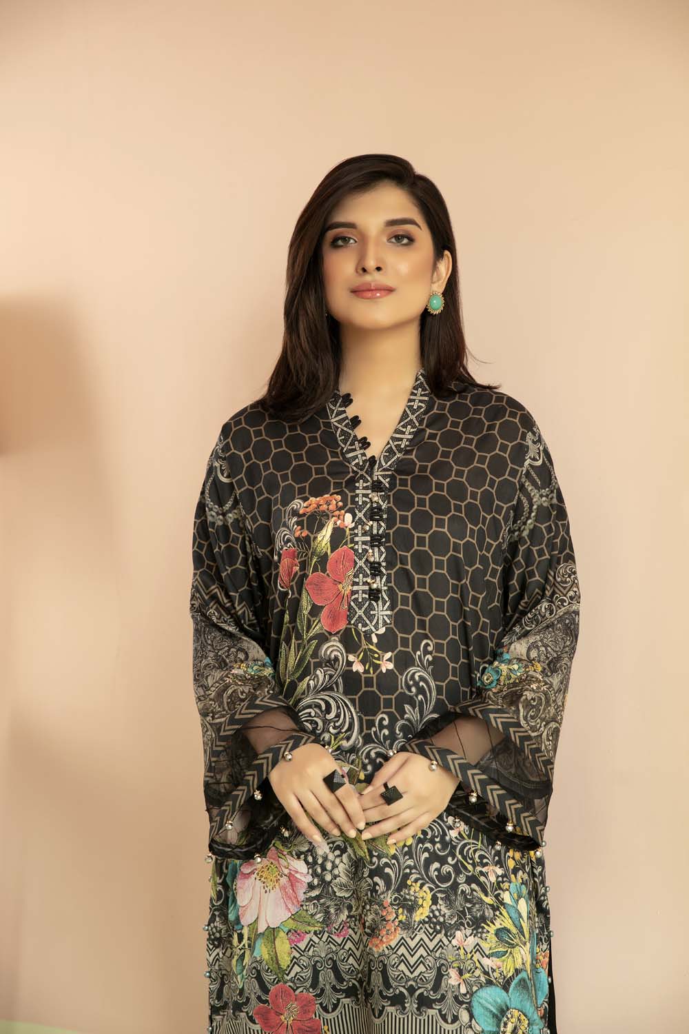 Darzil - Printed Stitch Kurti