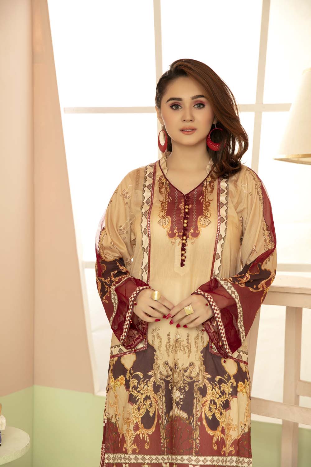 Rearish - Printed Stitch Kurti